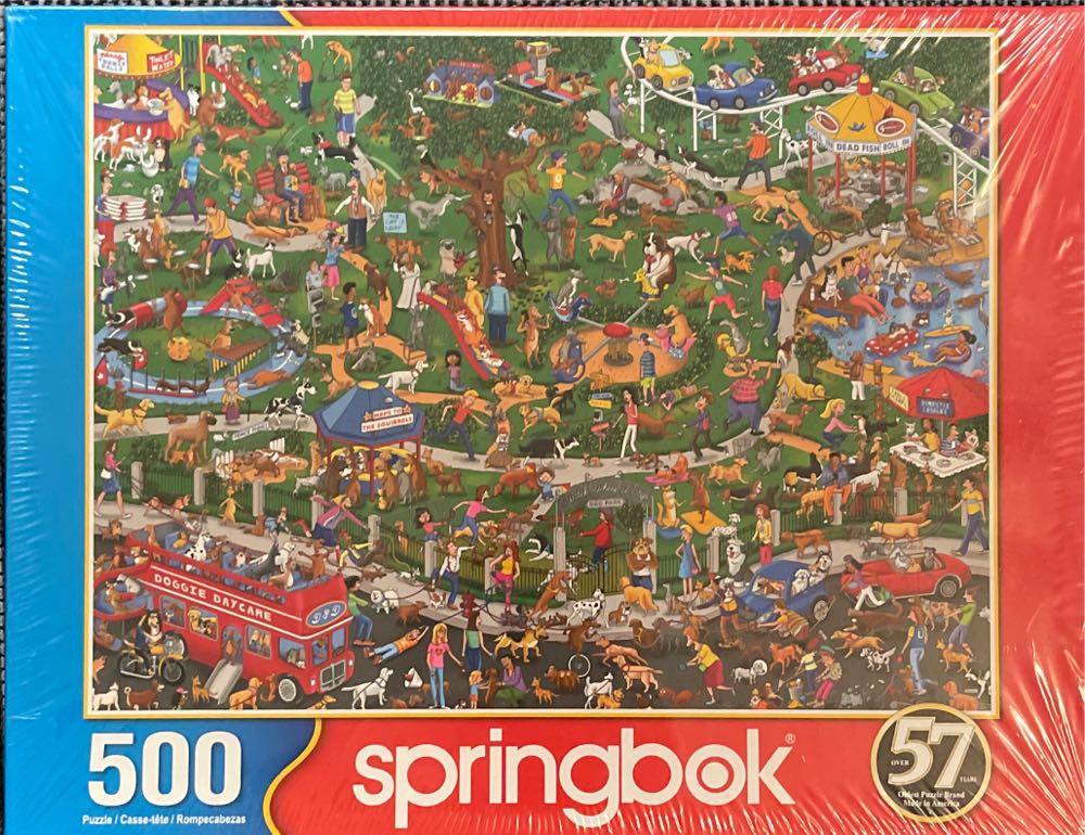 The Dog Park - Springbok puzzle collectible - Main Image 2
