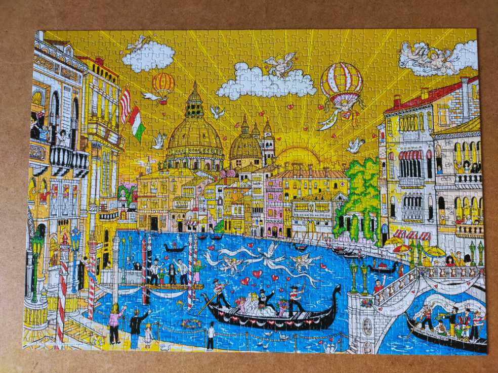 Fazzino. Venice - Jumbo puzzle collectible [Barcode 8710126014769] - Main Image 2