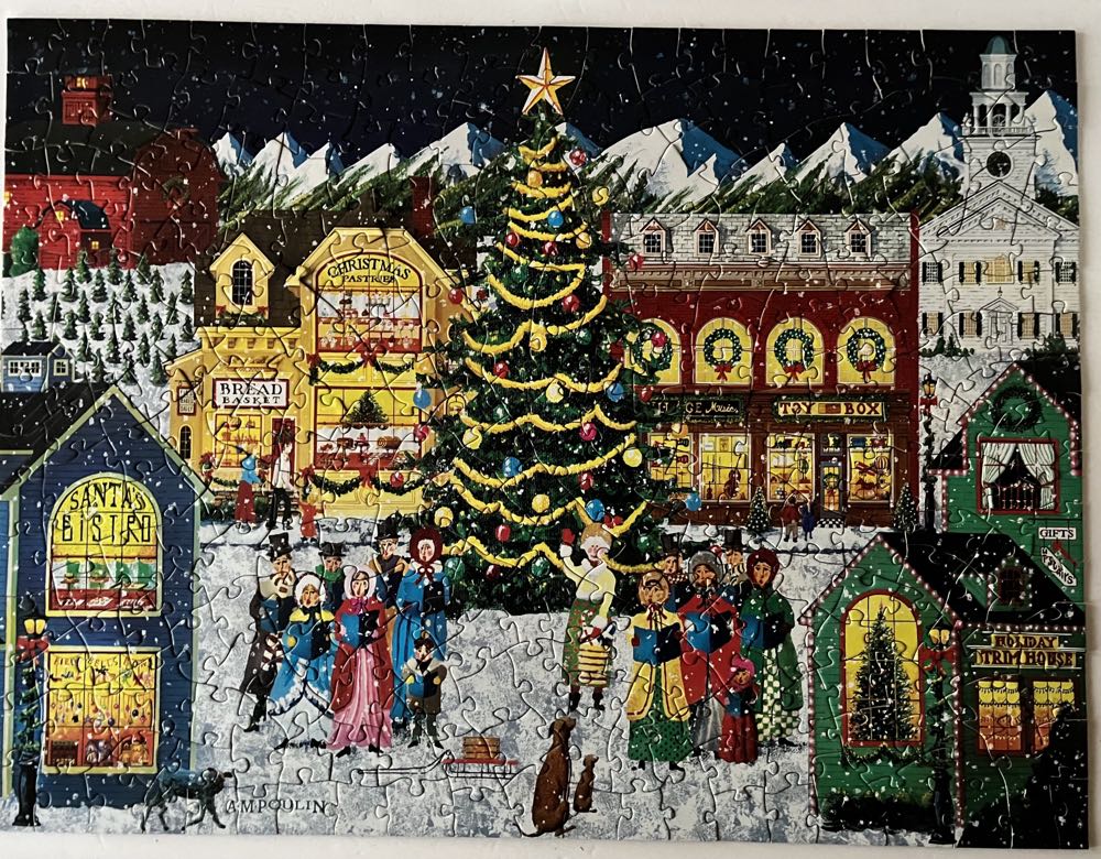 SOLD-Holiday Harmony - Master Pieces puzzle collectible [Barcode 705988321542] - Main Image 2