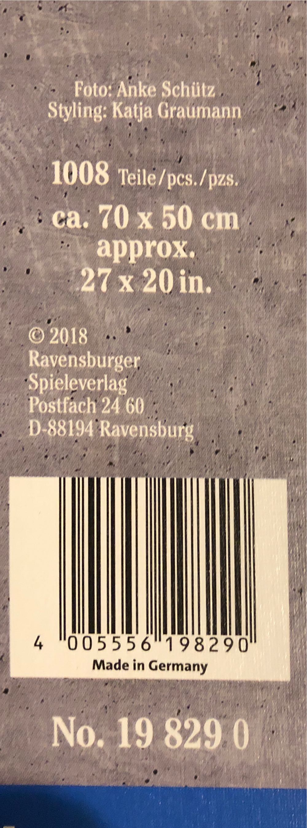 Start Living Your Dream (SOLD) - Ravensburger puzzle collectible [Barcode 4005556198290] - Main Image 2