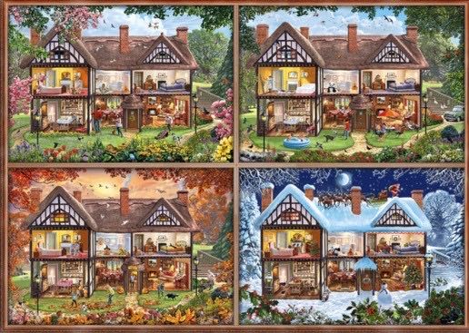 House Of Four Seasons (contr En Maken) - Schmidt Puzzle puzzle collectible [Barcode 4001504583453] - Main Image 3