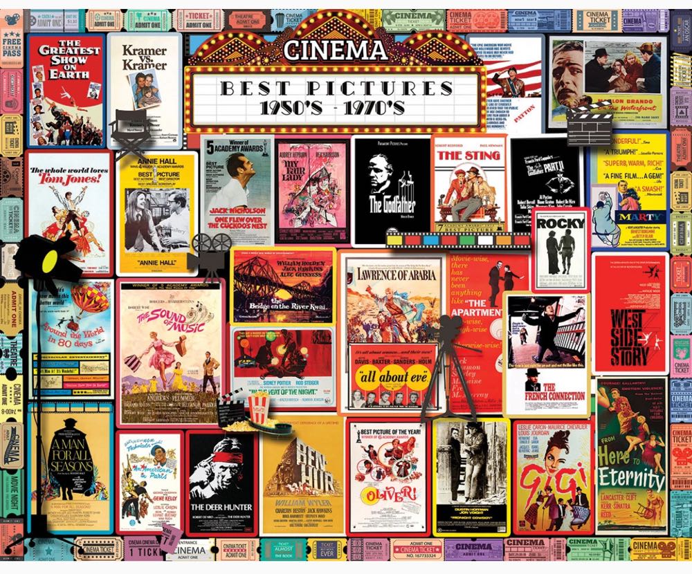 Best Pictures - White Mountain Puzzles puzzle collectible [Barcode 724819264667] - Main Image 2