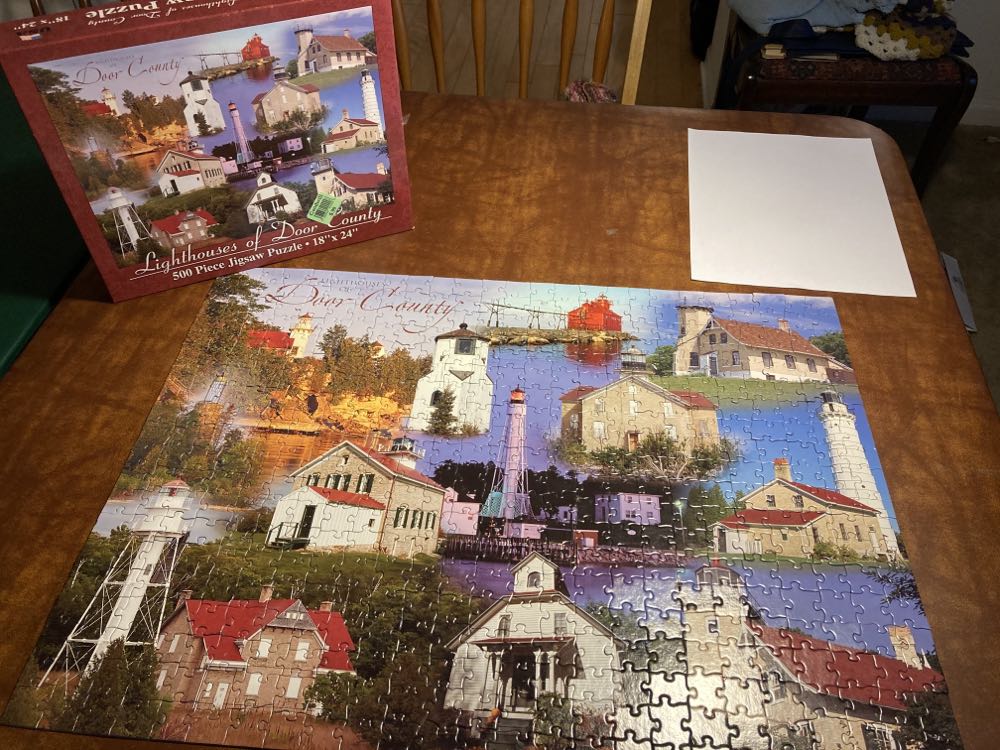 Lighthouses Of Door County - Great Lakes Distributing puzzle collectible - Main Image 2