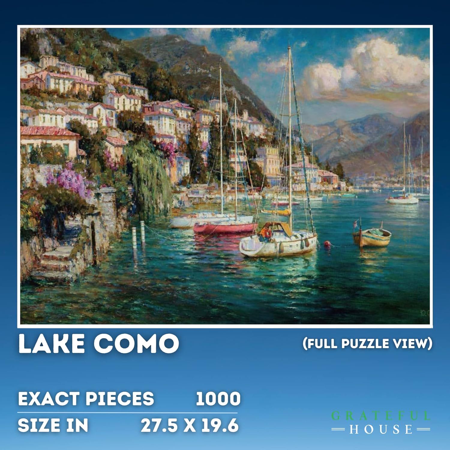 Lake Como - Grateful House puzzle collectible - Main Image 2