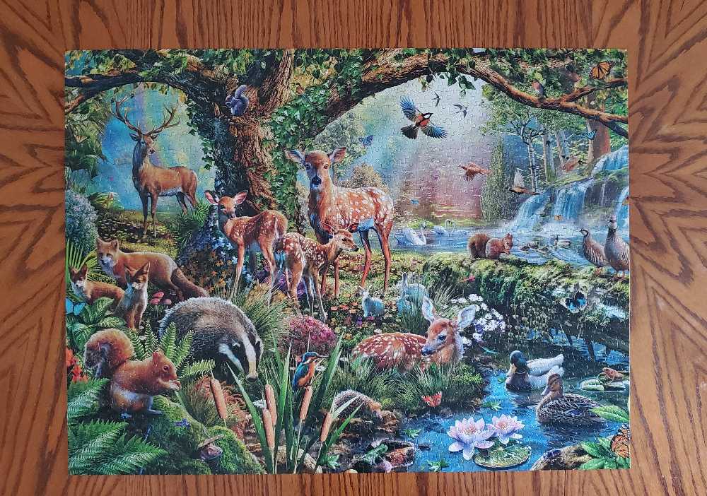 Woodland Creatures - Ceaco puzzle collectible [Barcode 021081340199] - Main Image 2