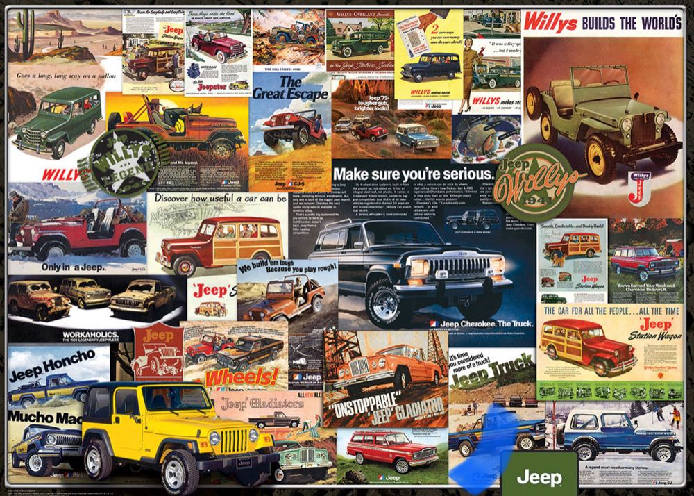 Advertising Collection : Jeep • - Eurographics puzzle collectible [Barcode 628136607582] - Main Image 2