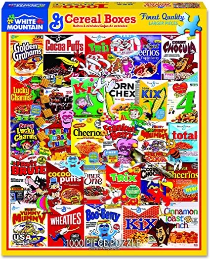 Cereal Boxes - White Mountain 🇺🇸 puzzle collectible [Barcode 724819259335] - Main Image 1