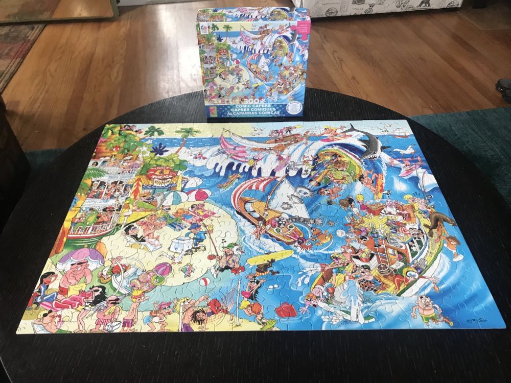 Comic Capers - Ceaco puzzle collectible [Barcode 021081221528] - Main Image 2