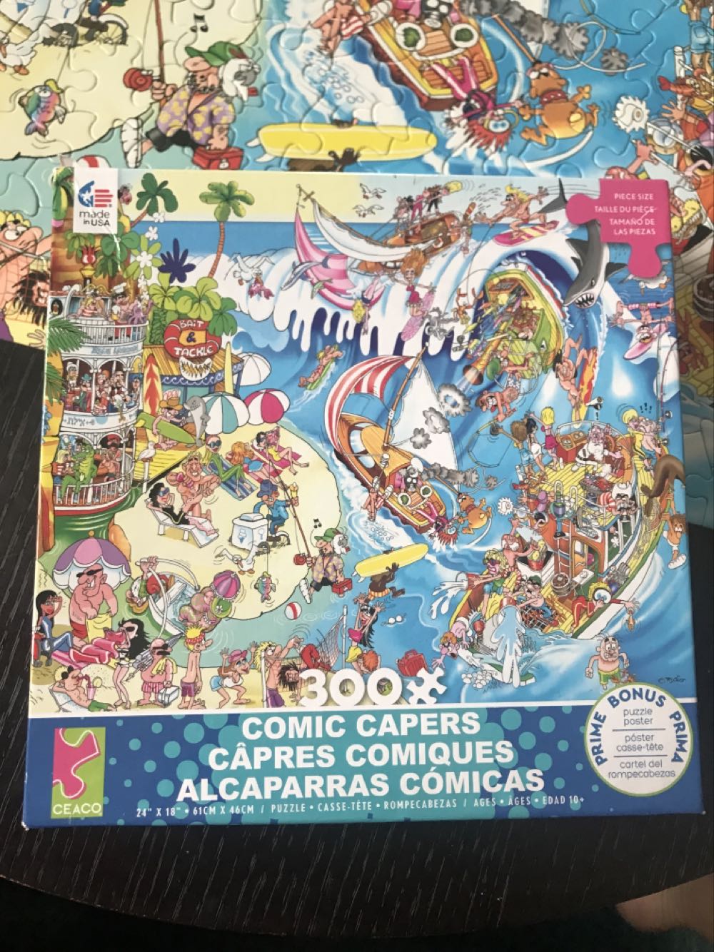 Comic Capers - Ceaco puzzle collectible [Barcode 021081221528] - Main Image 3