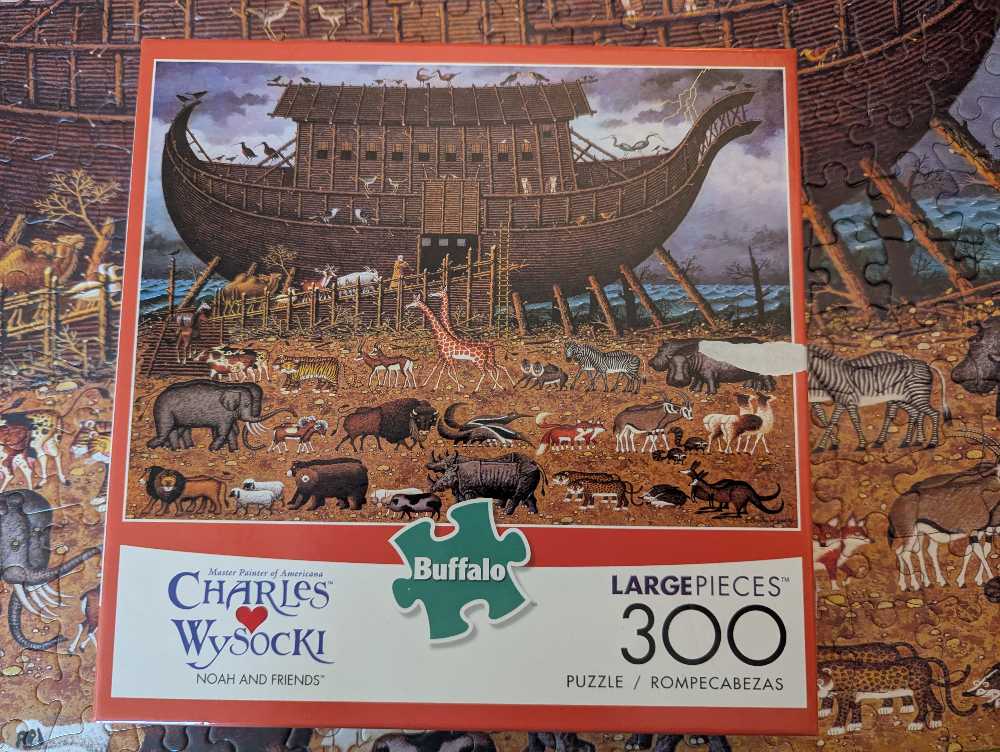 Noah And Friends - Buffalo Games puzzle collectible [Barcode 079346026784] - Main Image 3