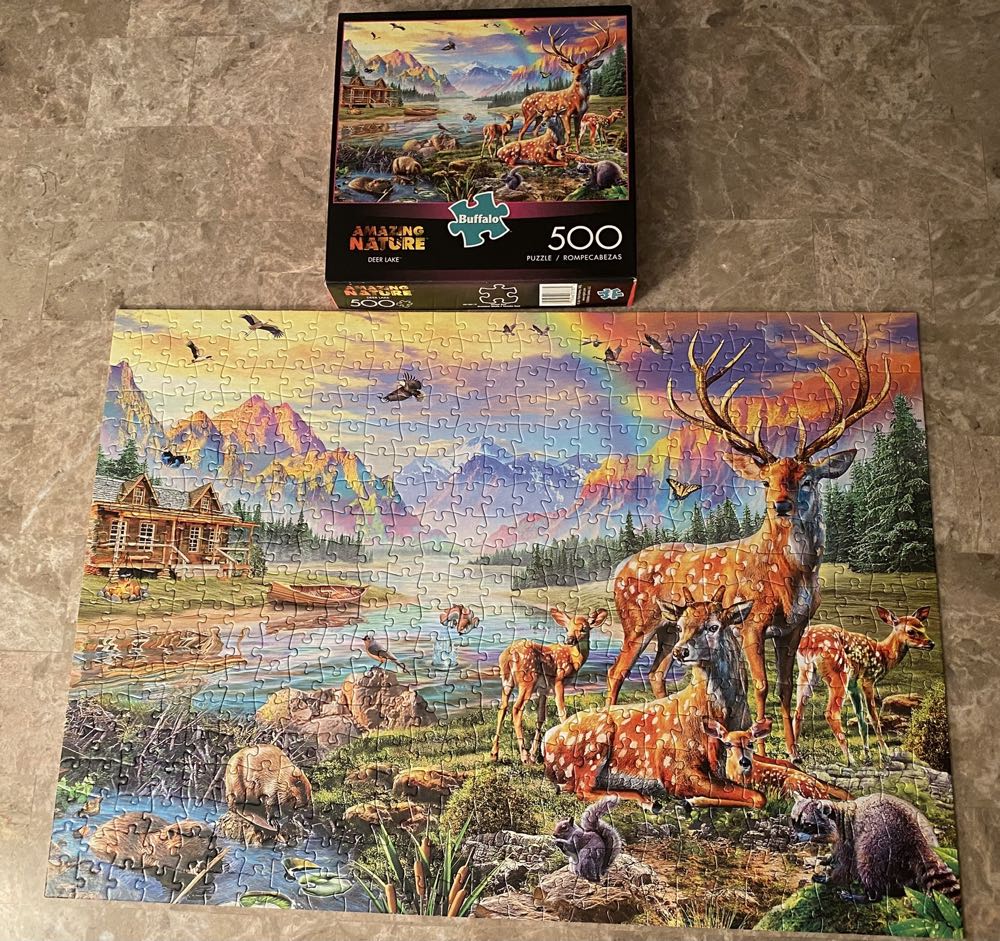 Deer Lake - Buffalo puzzle collectible [Barcode 079346037834] - Main Image 2