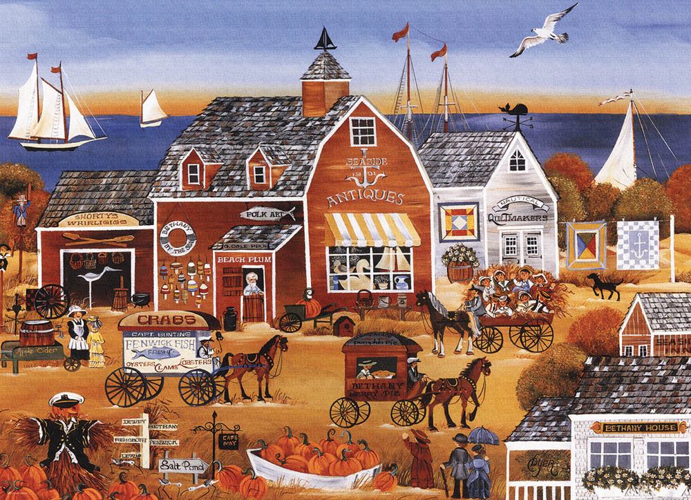 Seaside Antiques - Eurographics puzzle collectible [Barcode 628136353908] - Main Image 2