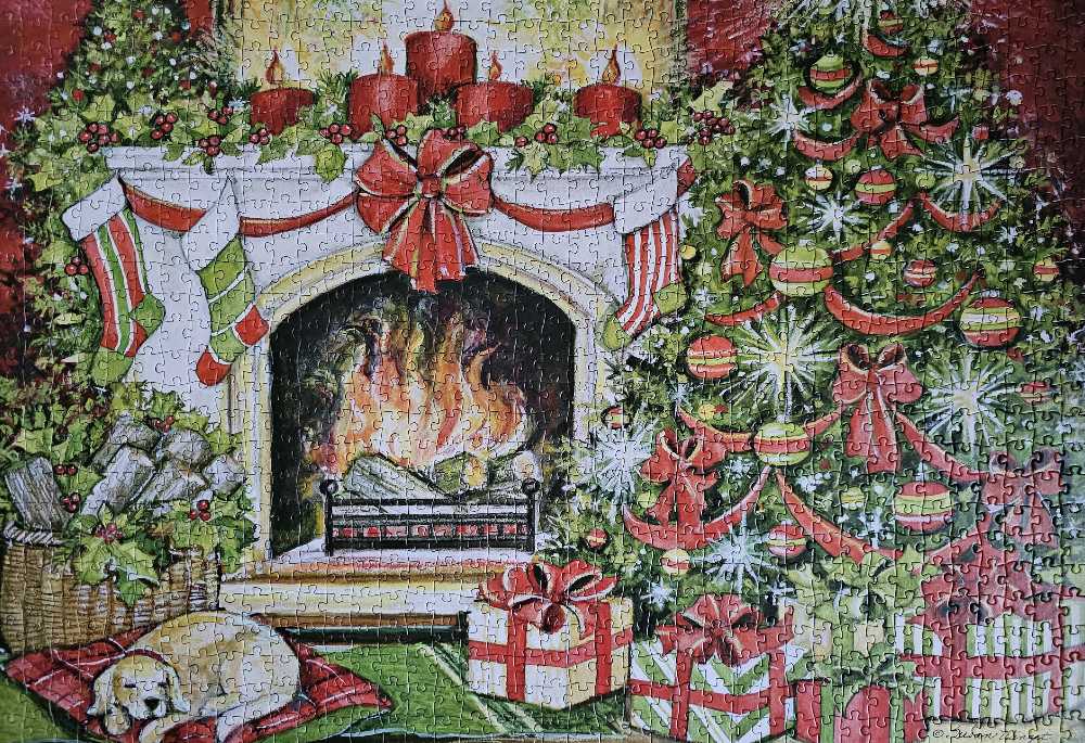 Lang 1000pc Puzzle Chrst Warm Christmas Warmth - Lang puzzle collectible [Barcode 739744208181] - Main Image 2