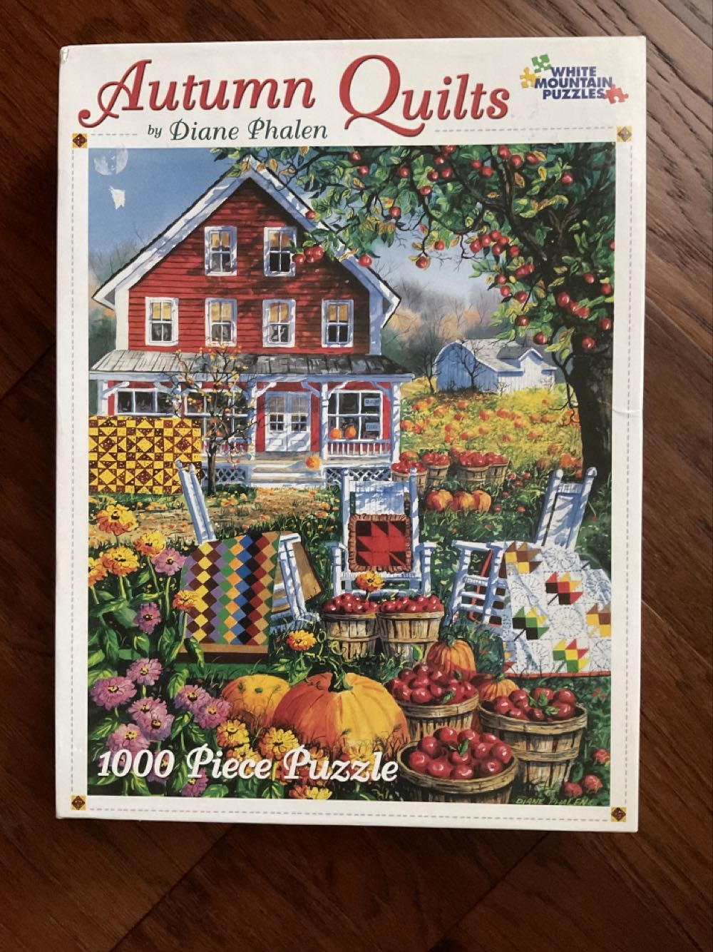 Autumn Quilts  (Item#242S) (2007) - White Mountain puzzle collectible [Barcode 724819248667] - Main Image 2