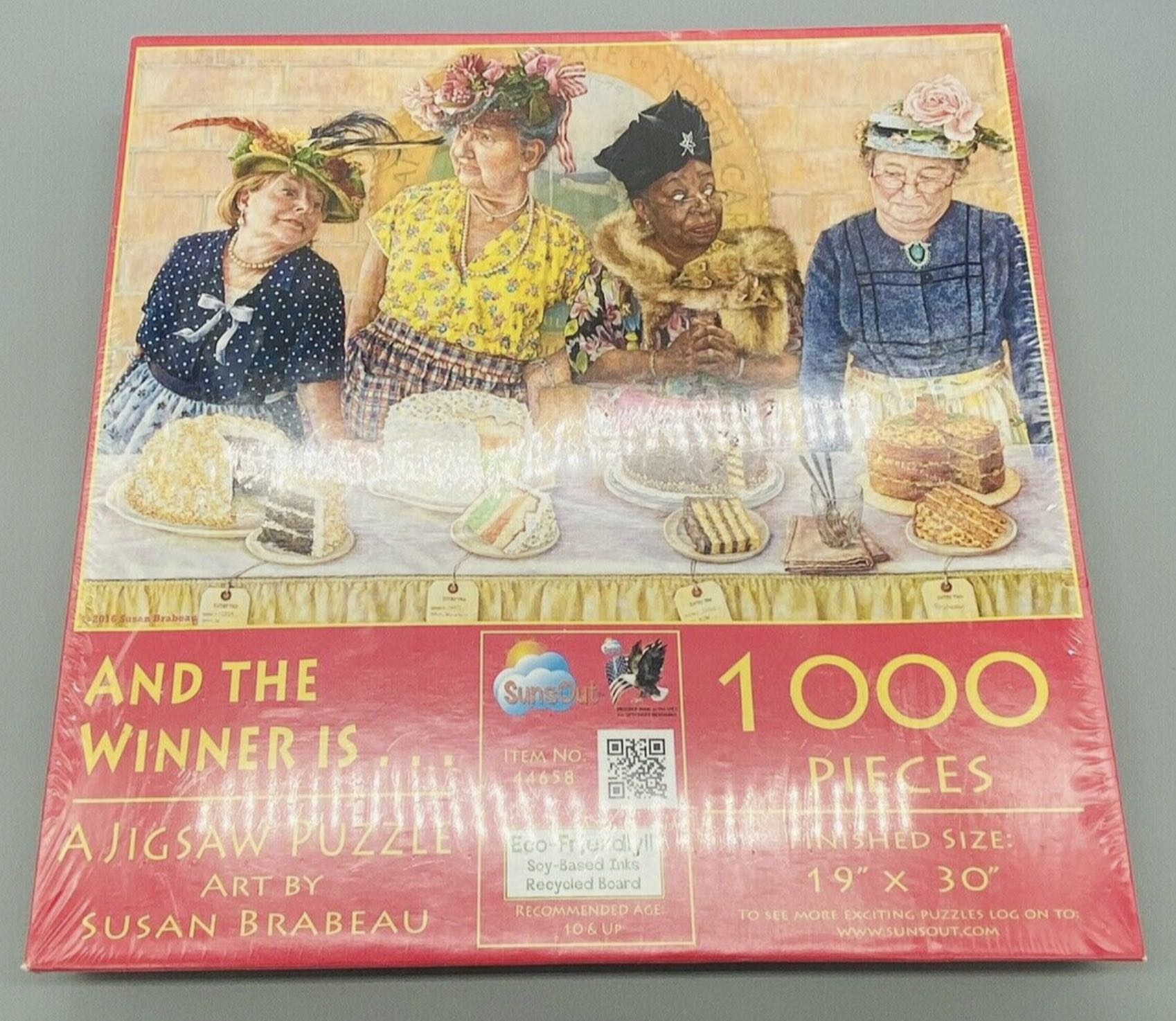And The Blue Ribbon Goes To - SunsOut puzzle collectible [Barcode 796780446397] - Main Image 2