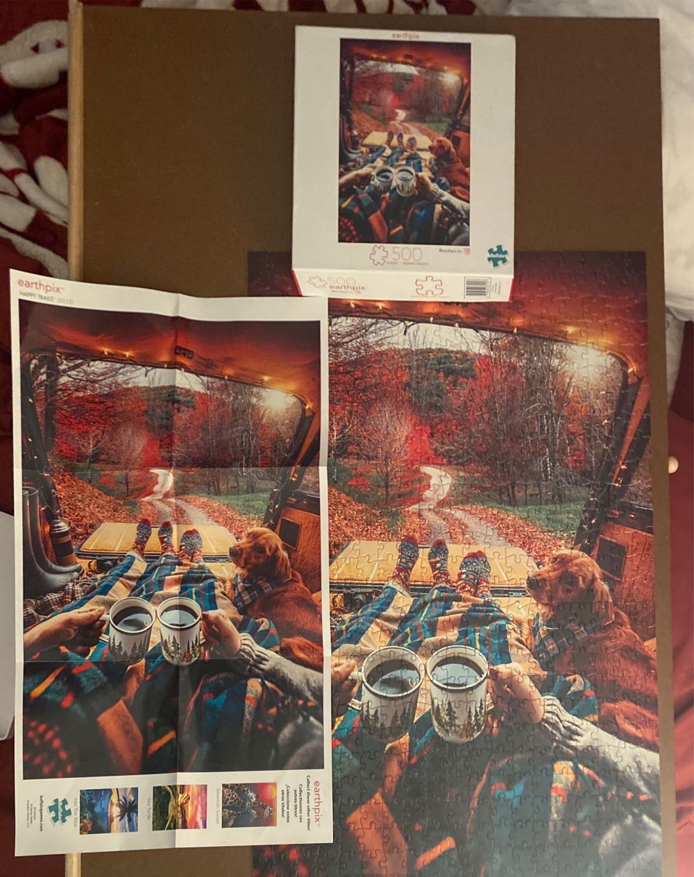 Happy Trails Cozy Campers - Buffalo Games puzzle collectible [Barcode 079346031153] - Main Image 3