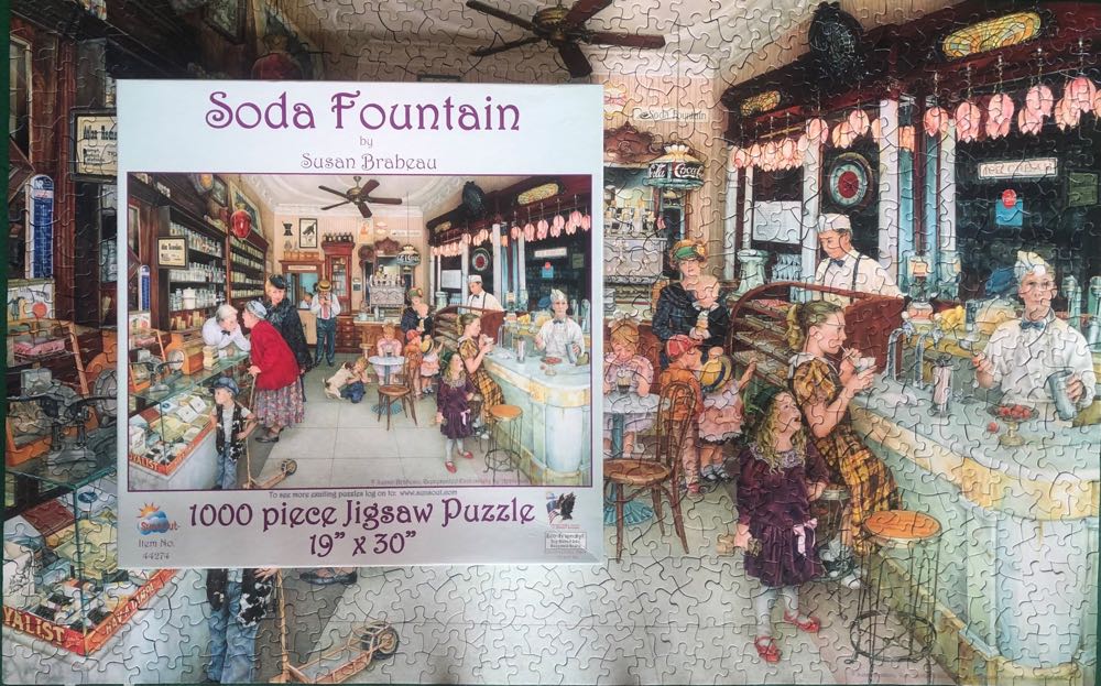 Soda Fountain - Suns Out puzzle collectible [Barcode 796780442740] - Main Image 4