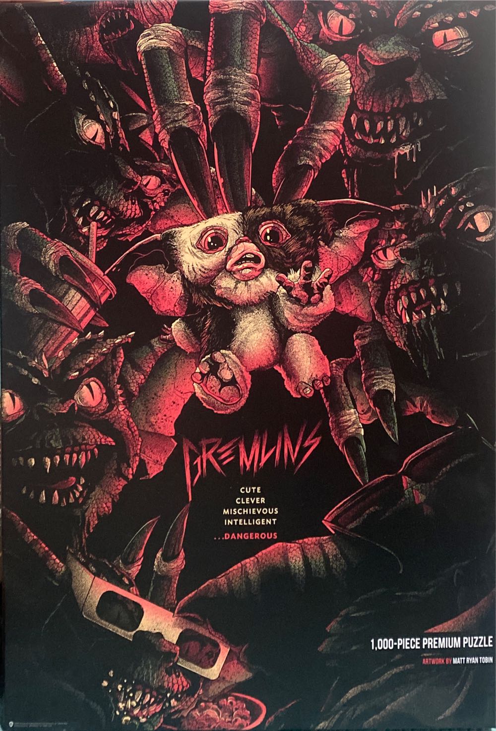 Gremlins 1,000 Piece Puzzle - Mondo puzzle collectible [Barcode 850010229508] - Main Image 2