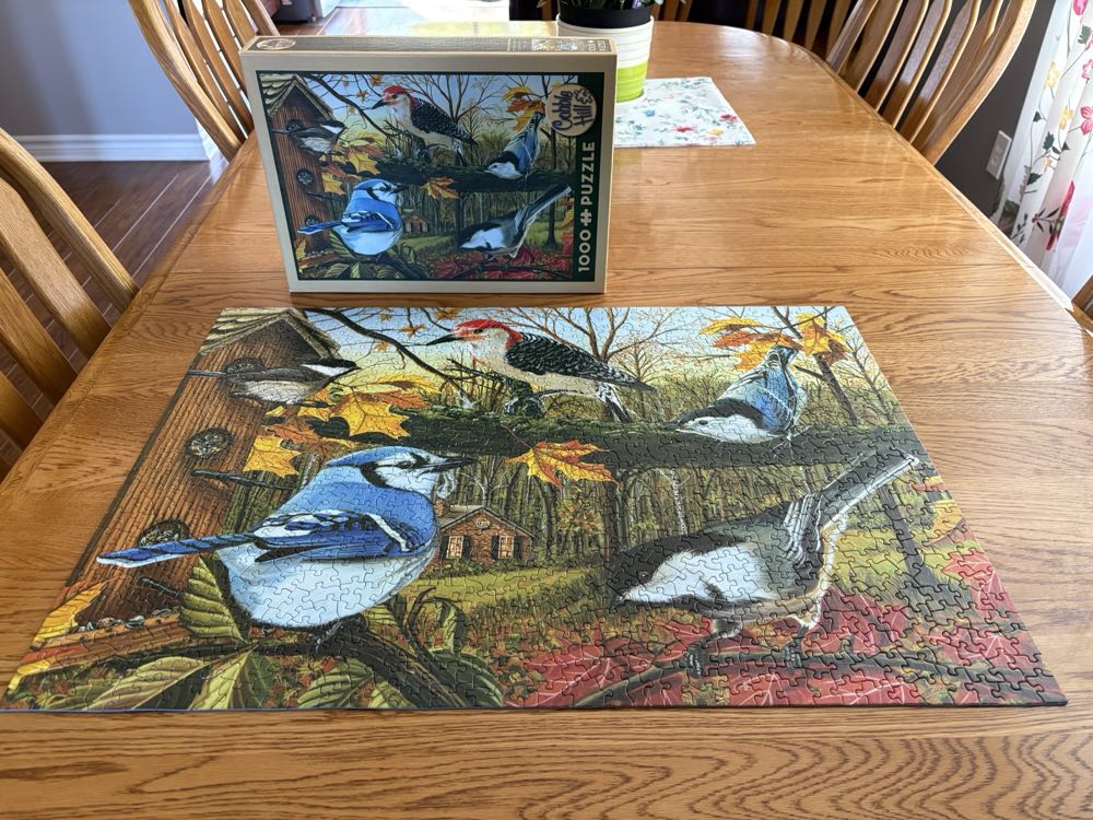 Blue Jay & Friends - Cobble Hill puzzle collectible [Barcode 625012516617] - Main Image 3