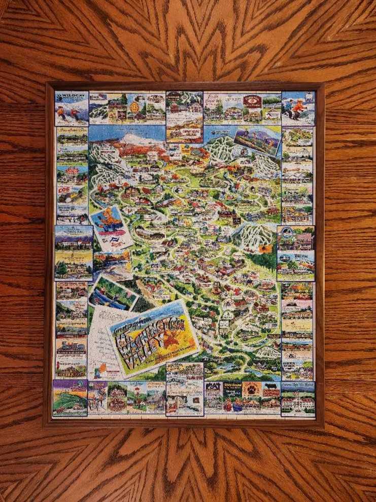 Mt. Washington Valley, New Hampshire-NIB - White Mountain Puzzles puzzle collectible [Barcode 724819247288] - Main Image 2