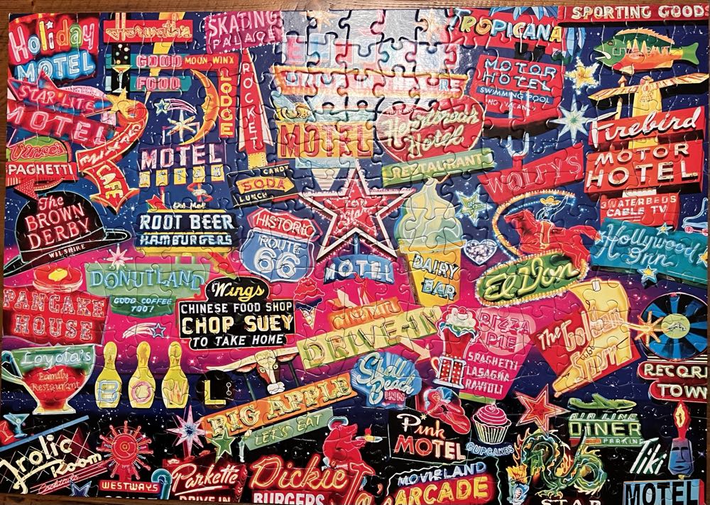 Neon Dazzle🧩 - Buffalo puzzle collectible [Barcode 079346027262] - Main Image 3