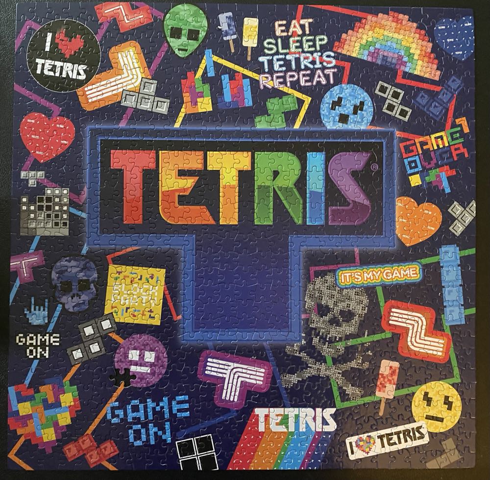 Tetris Sticker Collage - Ceaco puzzle collectible [Barcode 021081291774] - Main Image 2