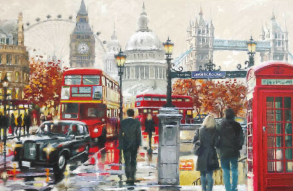 London Collage - Castorland Puzzle puzzle collectible [Barcode 5904438103140] - Main Image 2