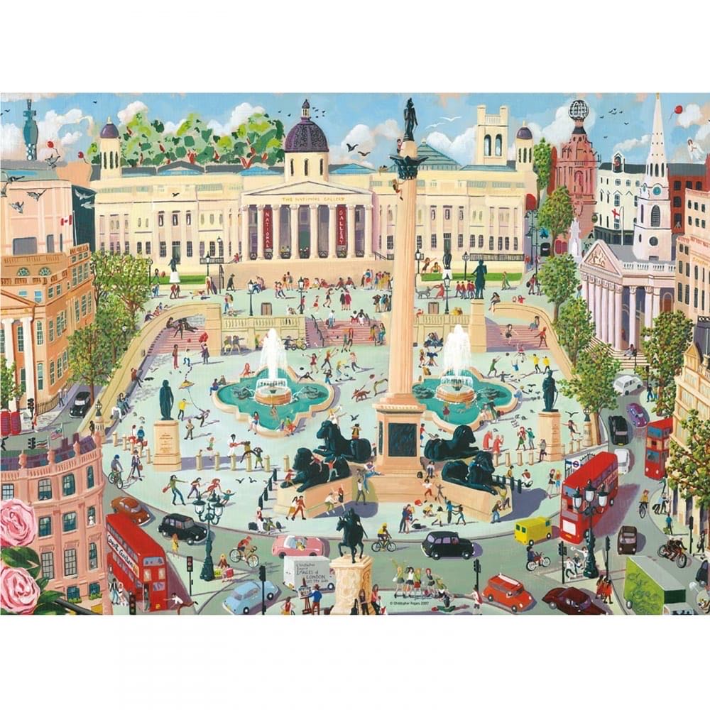 London - Trafalgar Square - Ravensburger puzzle collectible [Barcode 4005556145461] - Main Image 2