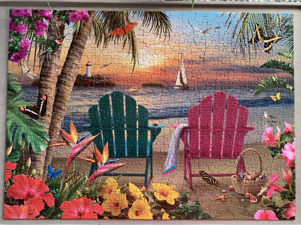 Island Paradise - Cobble Hill puzzle collectible [Barcode 625012850773] - Main Image 3