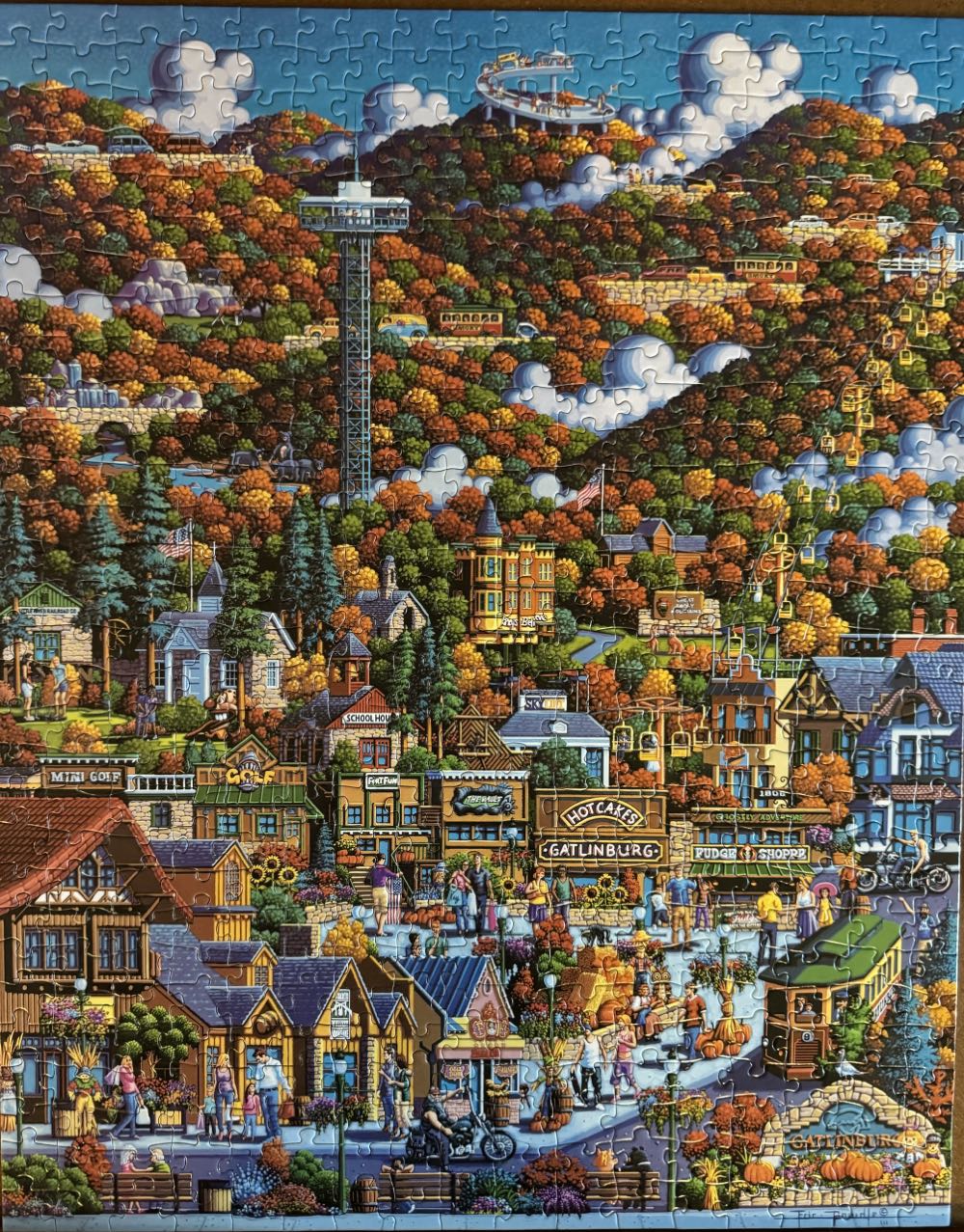 Smoky Mountains - Dowdle puzzle collectible [Barcode 671095003490] - Main Image 2