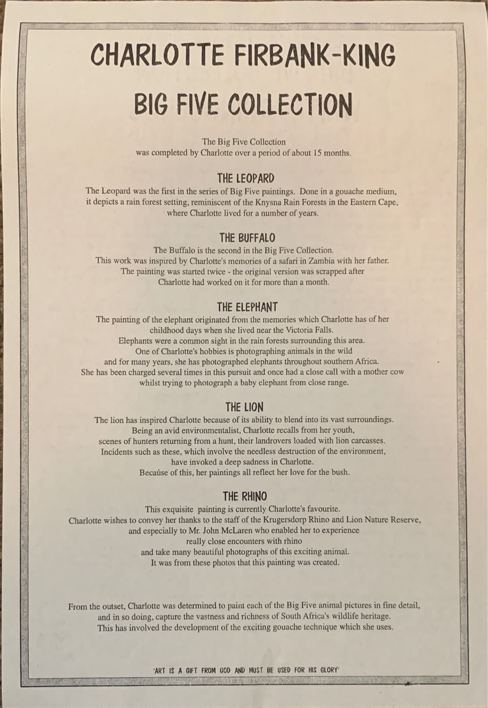 Big Five - Special Edition - Rhino - Smile🇿🇦 puzzle collectible [Barcode 6002931001693] - Main Image 2