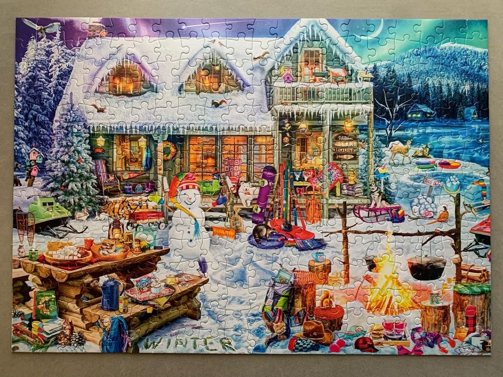 Winterland Fun - Buffalo puzzle collectible [Barcode 079346025671] - Main Image 3