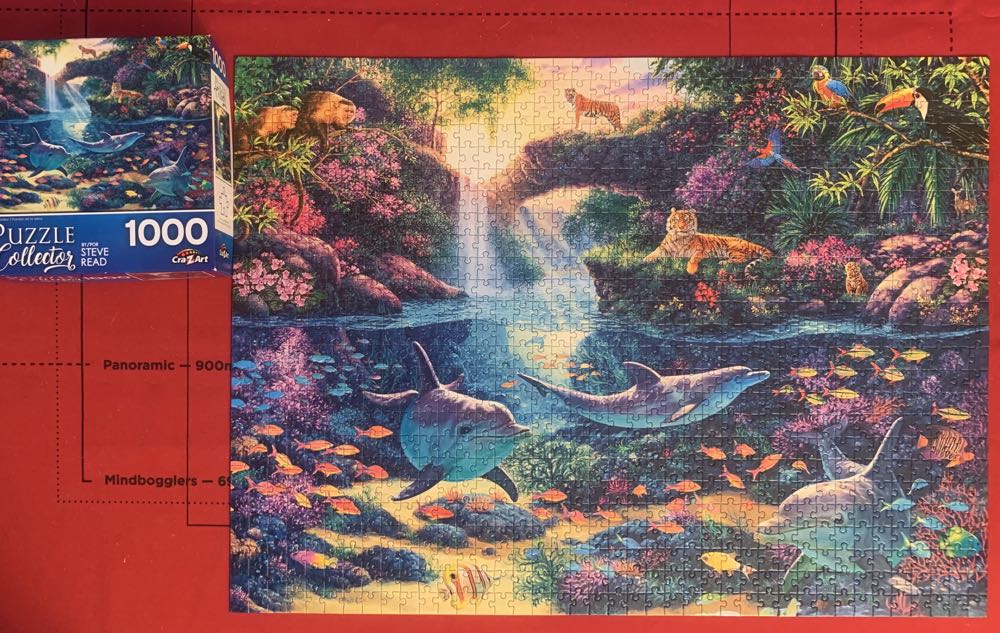 Santa Solves The Puzzle Piece Jigsaw Puzzle