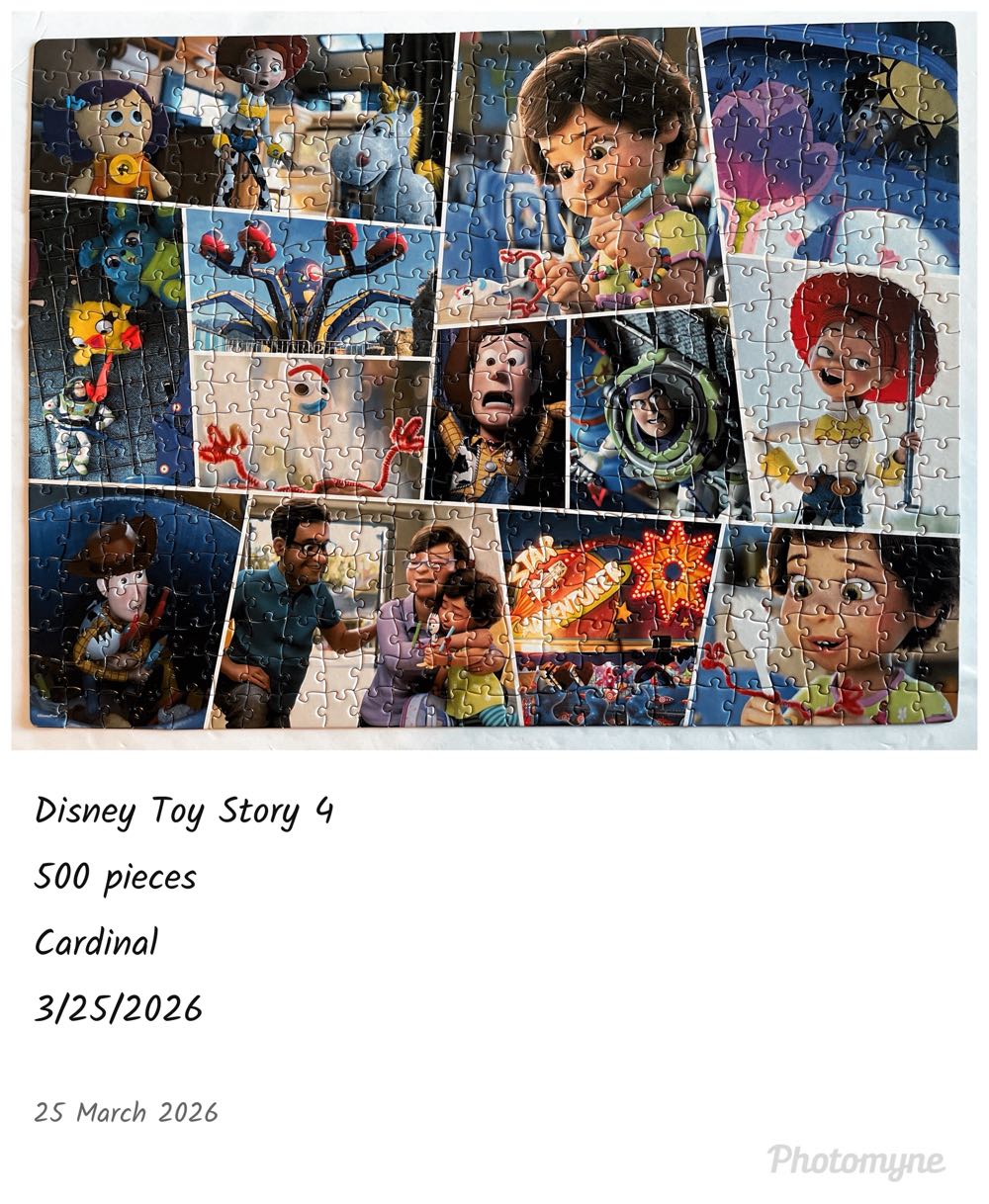 Toy Story 4 - Cardnial puzzle collectible [Barcode 778988288337] - Main Image 4