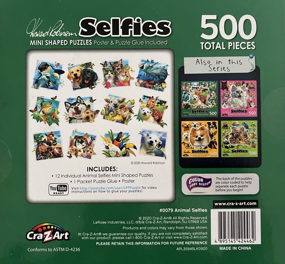 Selfies: Mini Shapes  - CraZArt puzzle collectible [Barcode 4895145424462] - Main Image 3