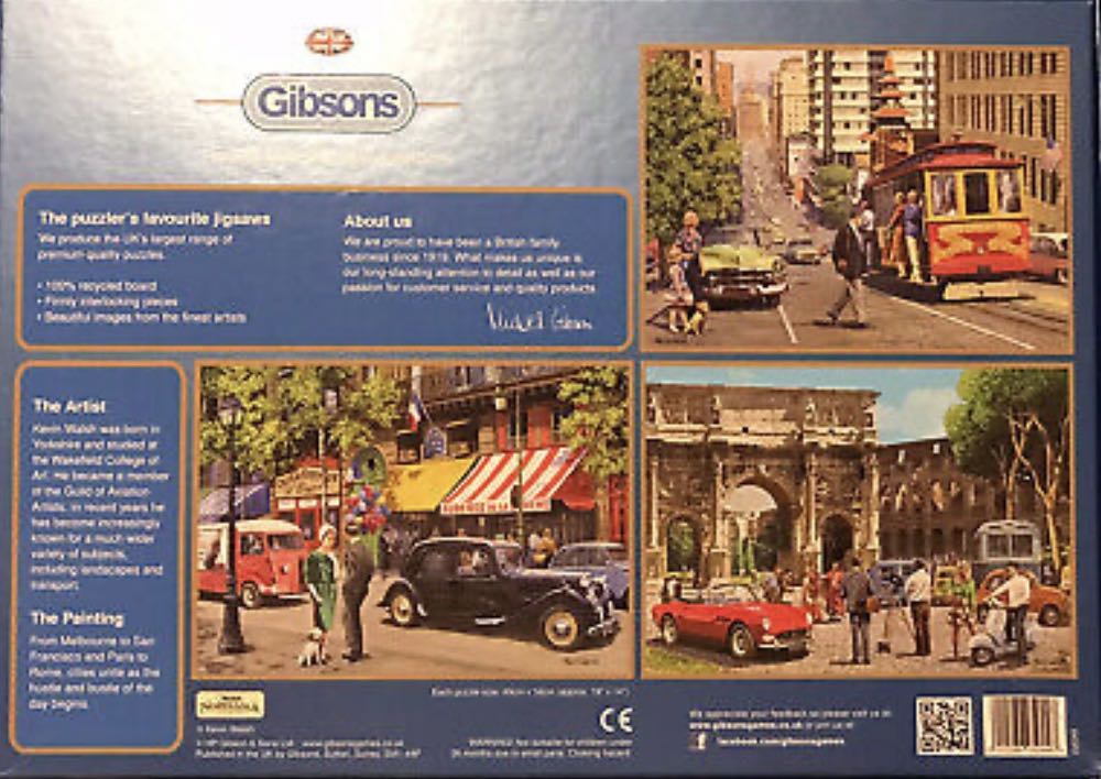 Cities Of The World - Gibsons puzzle collectible [Barcode 5012269050448] - Main Image 4