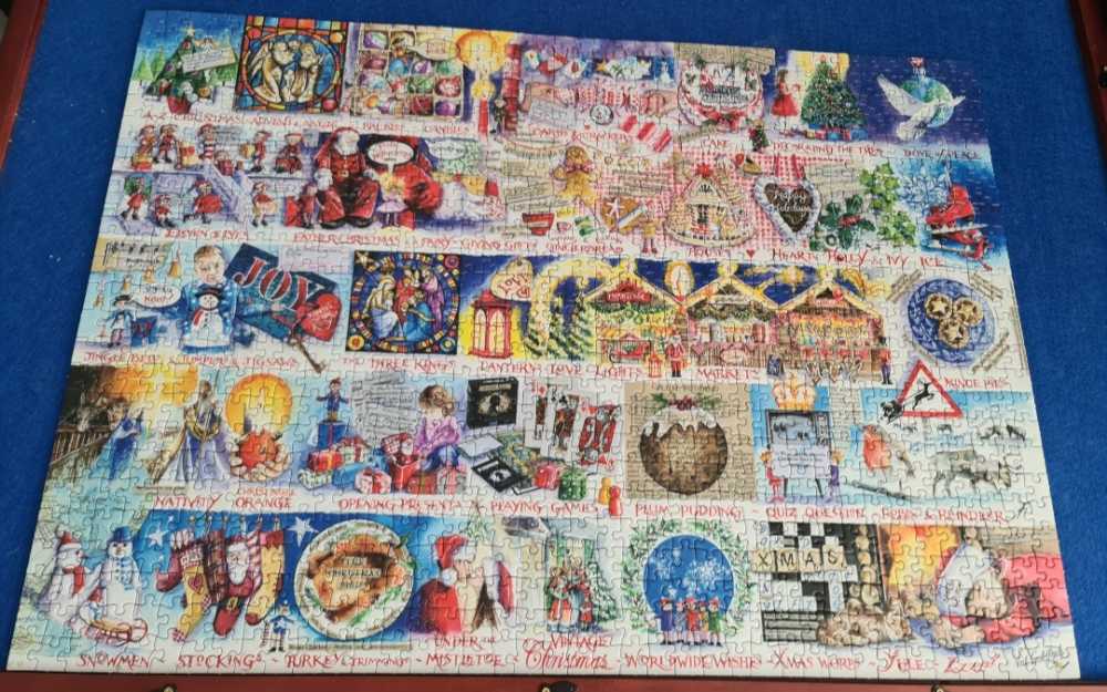 Christmas Alphabet - Gibsons puzzle collectible [Barcode 5012269071047] - Main Image 2