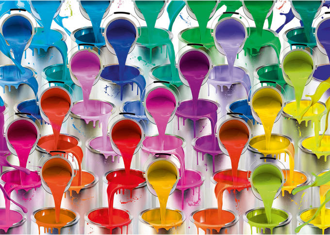 Paint Bucket Waterfall - Schmidt Puzzle puzzle collectible [Barcode 4001504582197] - Main Image 2