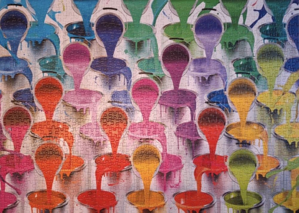 Paint Bucket Waterfall - Schmidt Puzzle puzzle collectible [Barcode 4001504582197] - Main Image 3