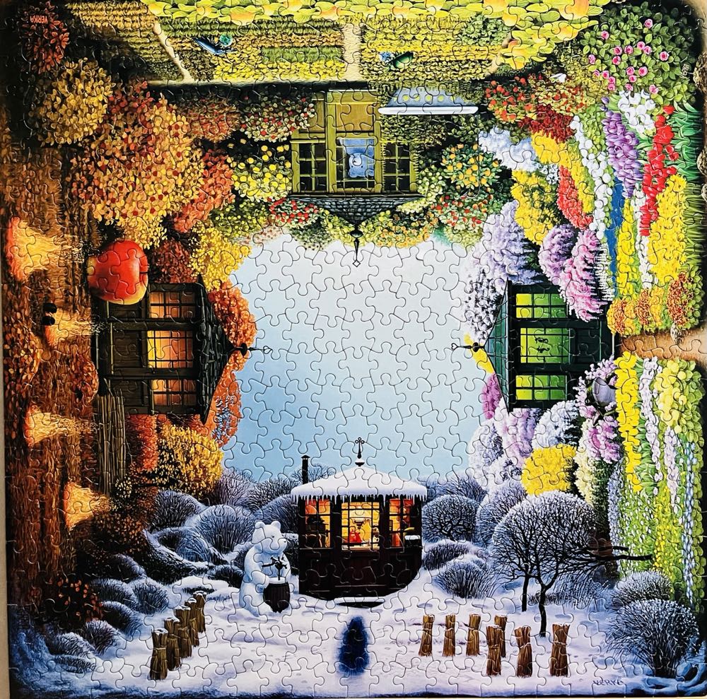 Four Seasons - Ceaco puzzle collectible [Barcode 021081023818] - Main Image 3