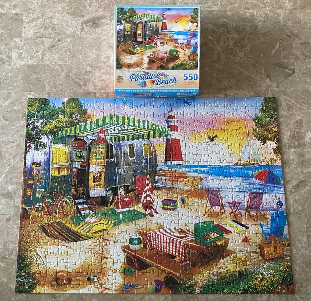 Oceanside Camping (📫Saskia Betaald 23-03) - MasterPieces puzzle collectible [Barcode 705988321191] - Main Image 2