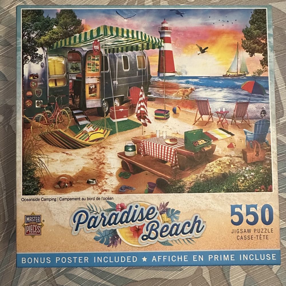 Oceanside Camping (📫Saskia Betaald 23-03) - MasterPieces puzzle collectible [Barcode 705988321191] - Main Image 3