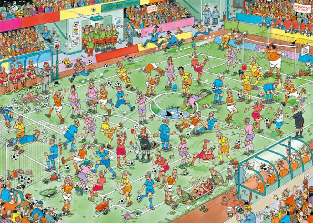 JvH WC Women Soccer  - Jumbo / Falcon puzzle collectible - Main Image 2