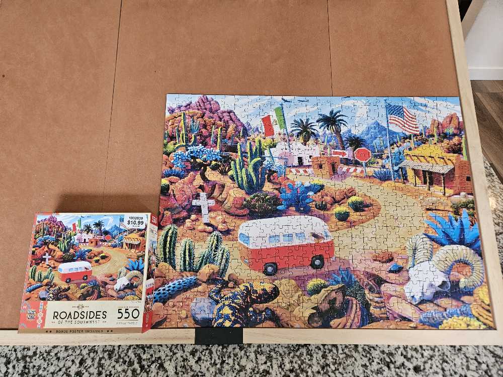 Roadsides Of The Southwest - Touring Time - MasterPieces puzzle collectible [Barcode 705988319600] - Main Image 3