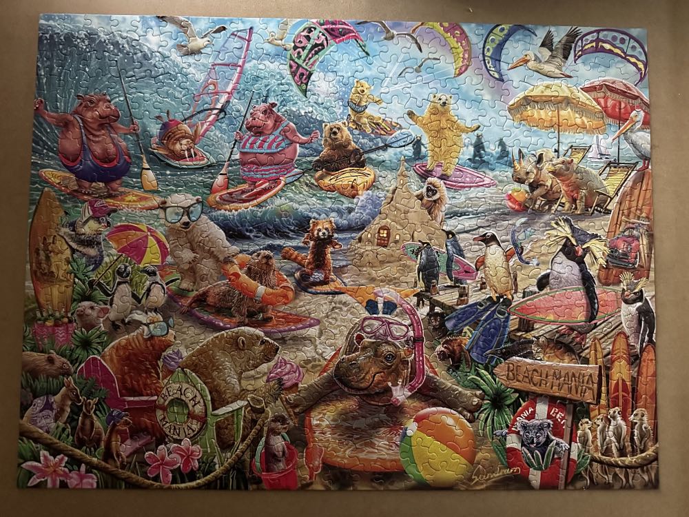 Beach Mania 🔴 - Ceaco puzzle collectible [Barcode 021081240765] - Main Image 2