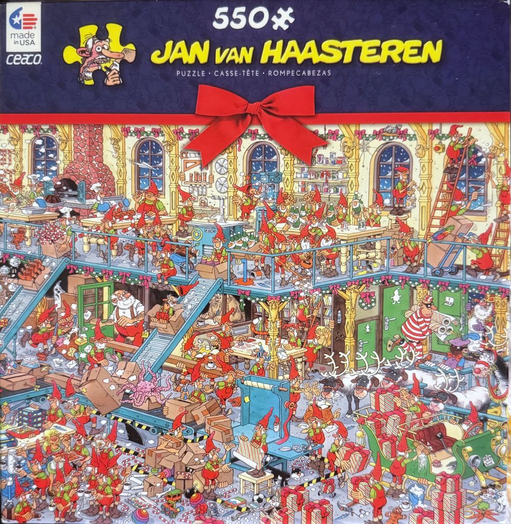 Santa’s Factory - Ceaco puzzle collectible [Barcode 021081230773] - Main Image 2
