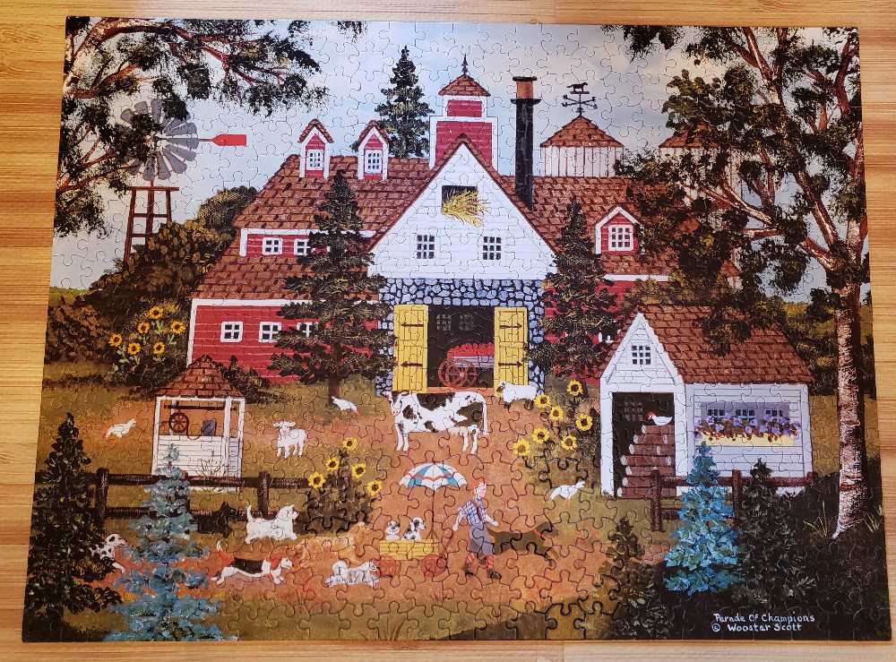 Parade Of Champions - Completed - Ceaco puzzle collectible [Barcode 021081232180] - Main Image 2