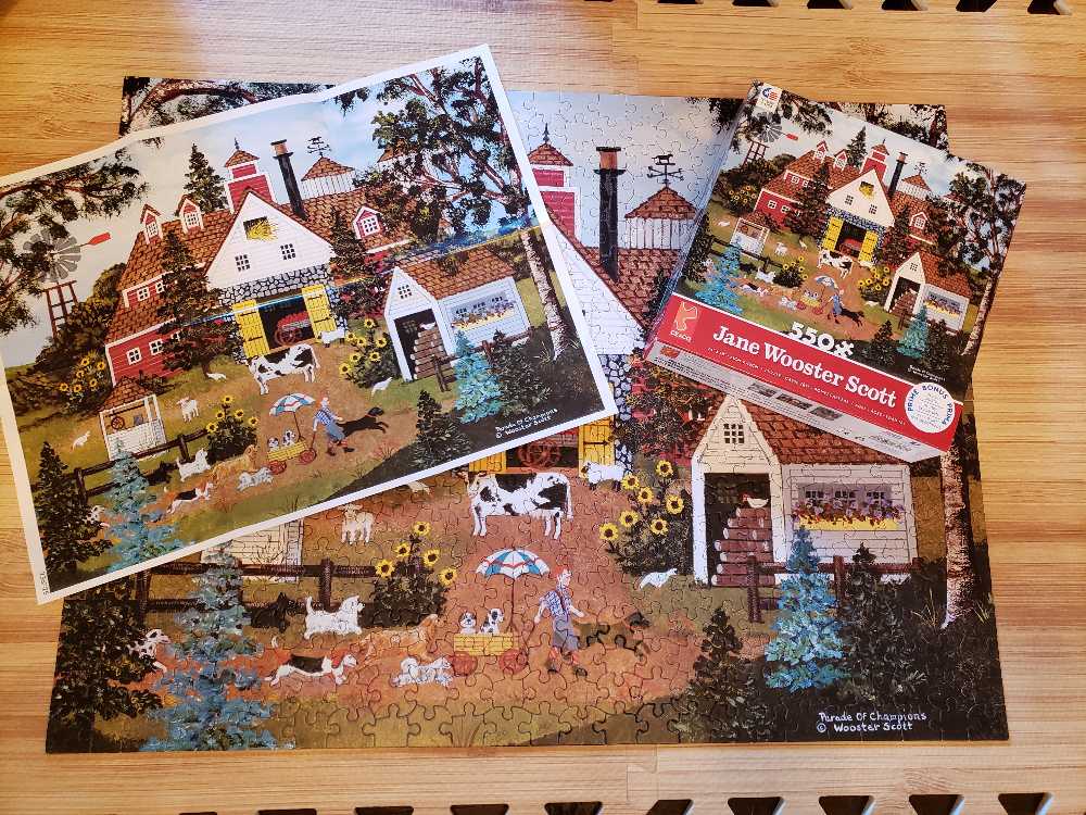 Parade Of Champions - Completed - Ceaco puzzle collectible [Barcode 021081232180] - Main Image 3