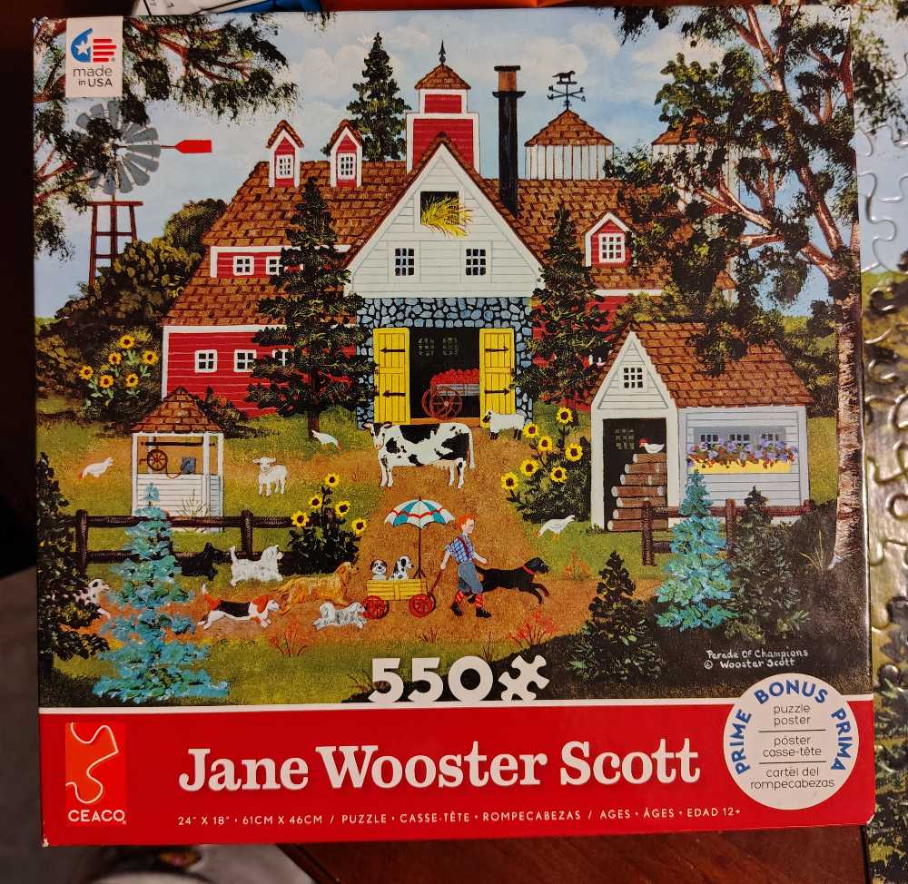 Parade Of Champions - Completed - Ceaco puzzle collectible [Barcode 021081232180] - Main Image 4