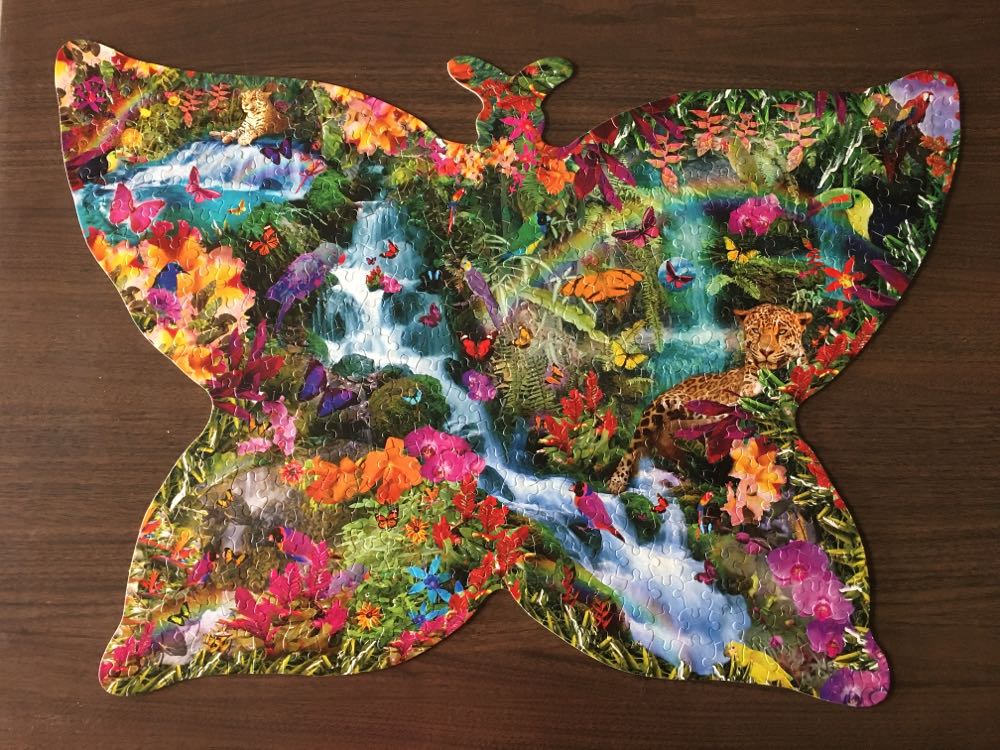 Rainforest Butterfly  puzzle collectible [Barcode 659980200131] - Main Image 2